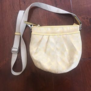 Yellow Coach Crossbody Bag
